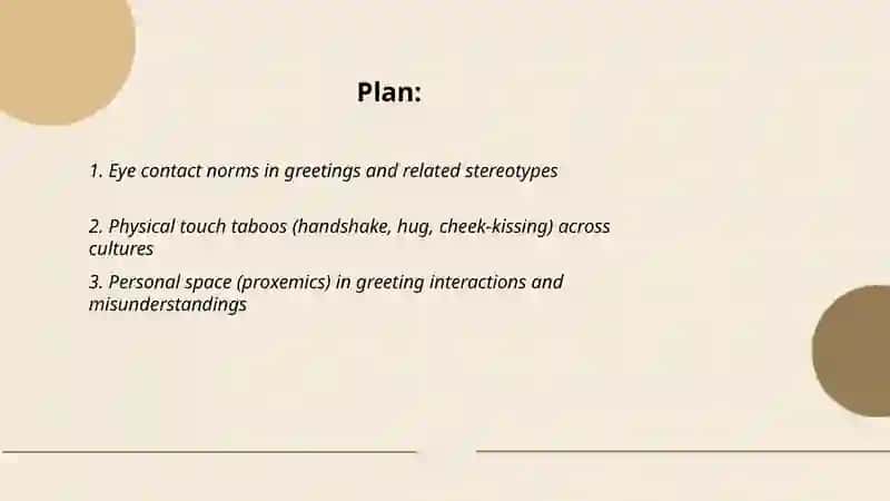 Extralinguistic issues in cross-cultural communication:stereotypes, taboos and greeting 2