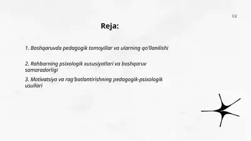 Boshqaruvning pedagokik-psixalogik xususiyatlari 2