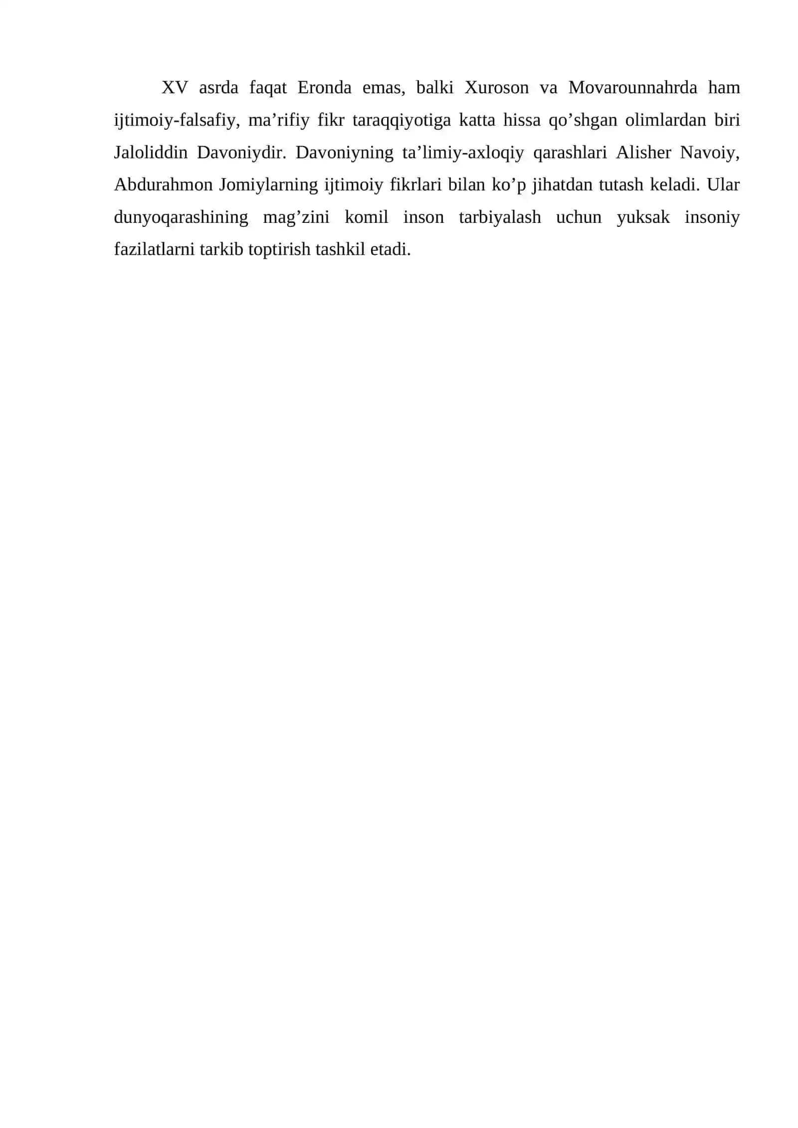 Jaloliddin Davoniy ta’limiy axloqiy qarashlari 2
