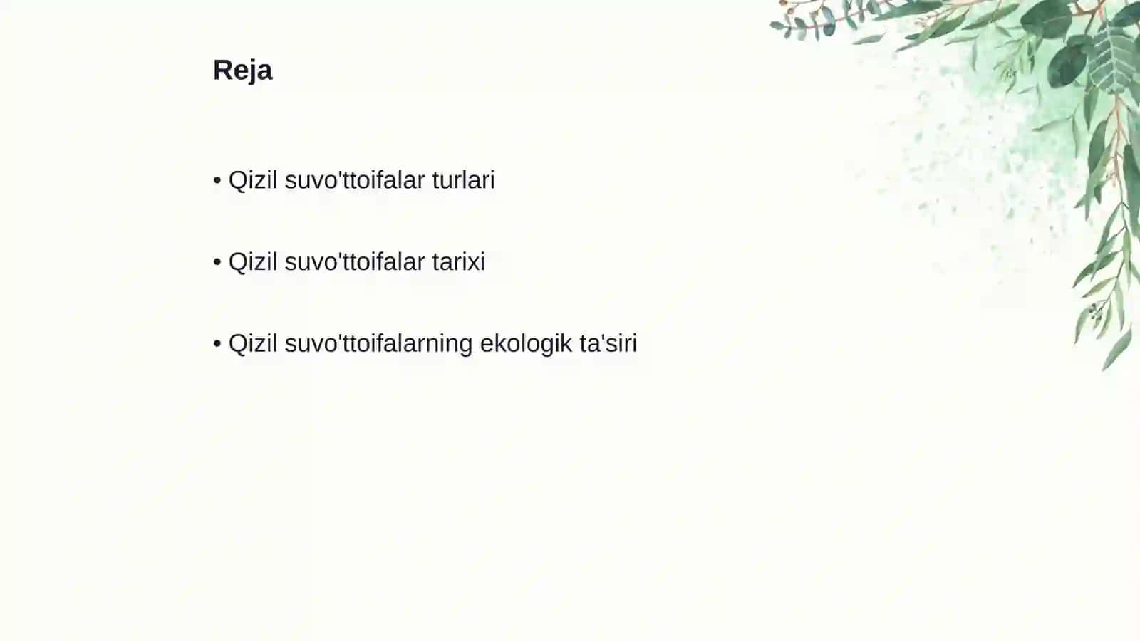 Qizil suvo'ttoifalar 2