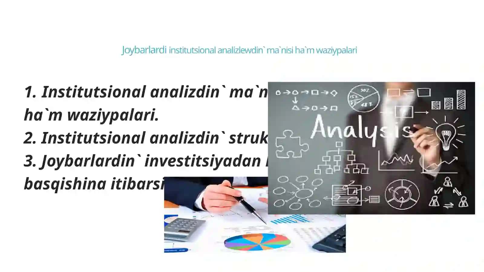 Institutsionalanalizdin`ma`nisiha`mwaziypalari 2