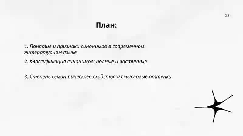 Синонимы в современном литературном языке 2