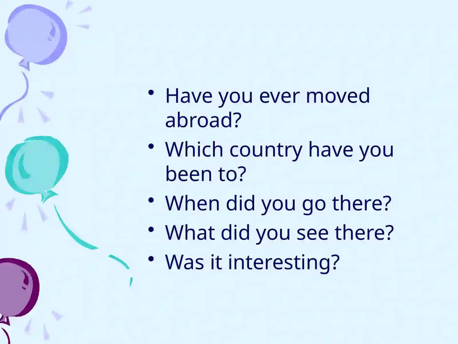 MOVING ABROAD 2