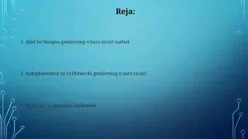 Pleotropiya hodisasi 2