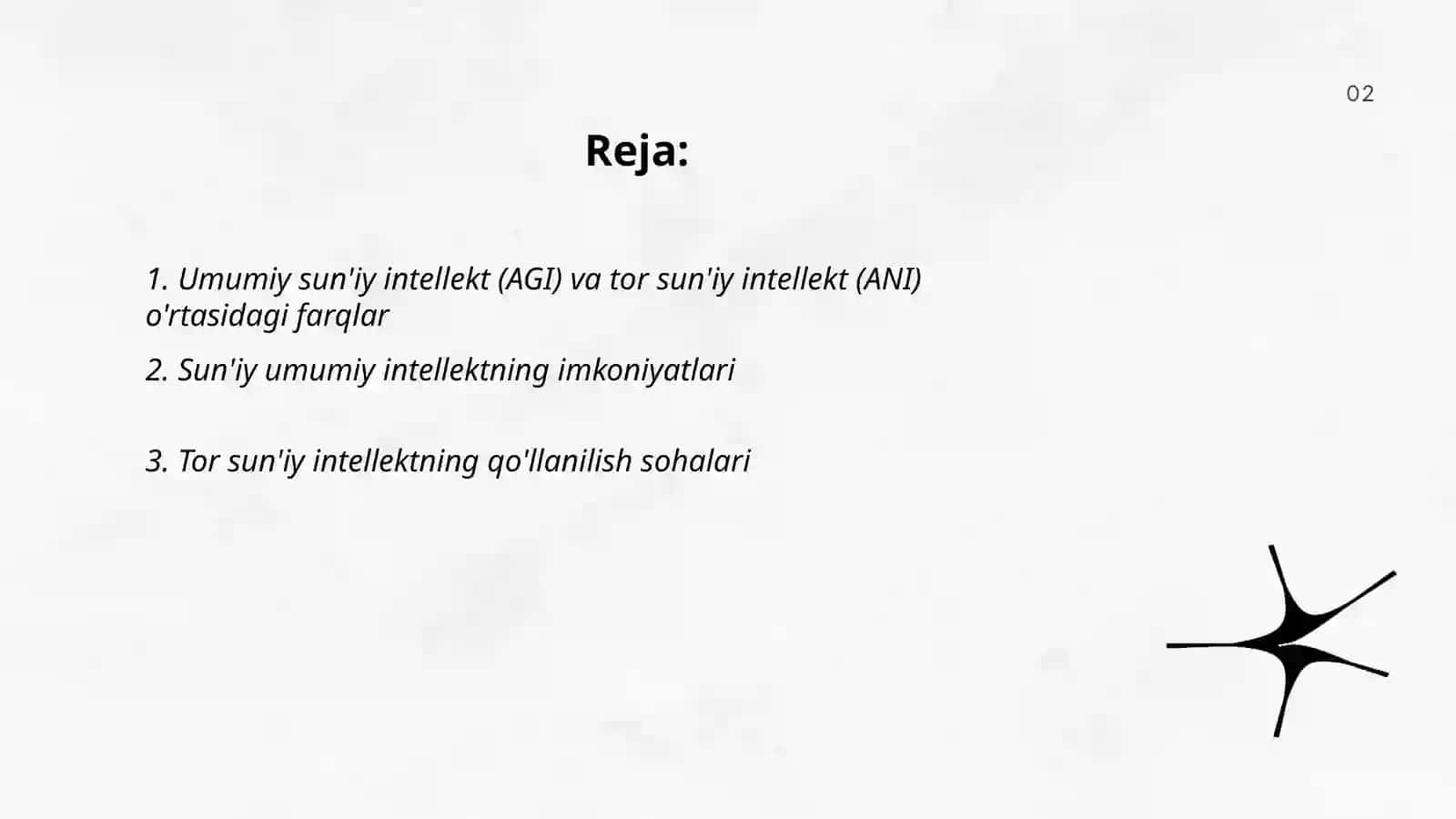 Umumiy sun'iy intellekt (AGI) va tor sun'iy intellekt (ANI) o'rtasidagi farqlar 2