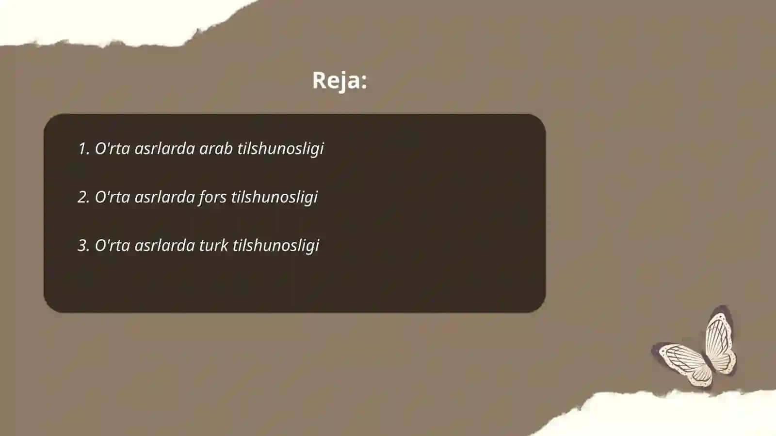 O'rta asrlarda Sharq va Yevropa tilshunosligi 2