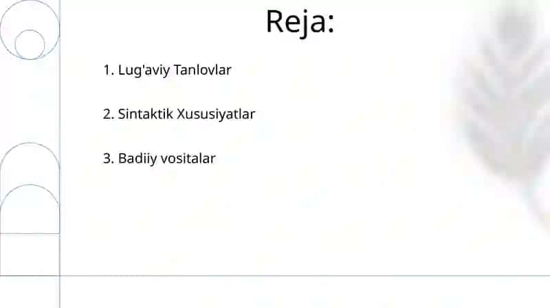 Rasmiy uslubning xususiyatlari 2