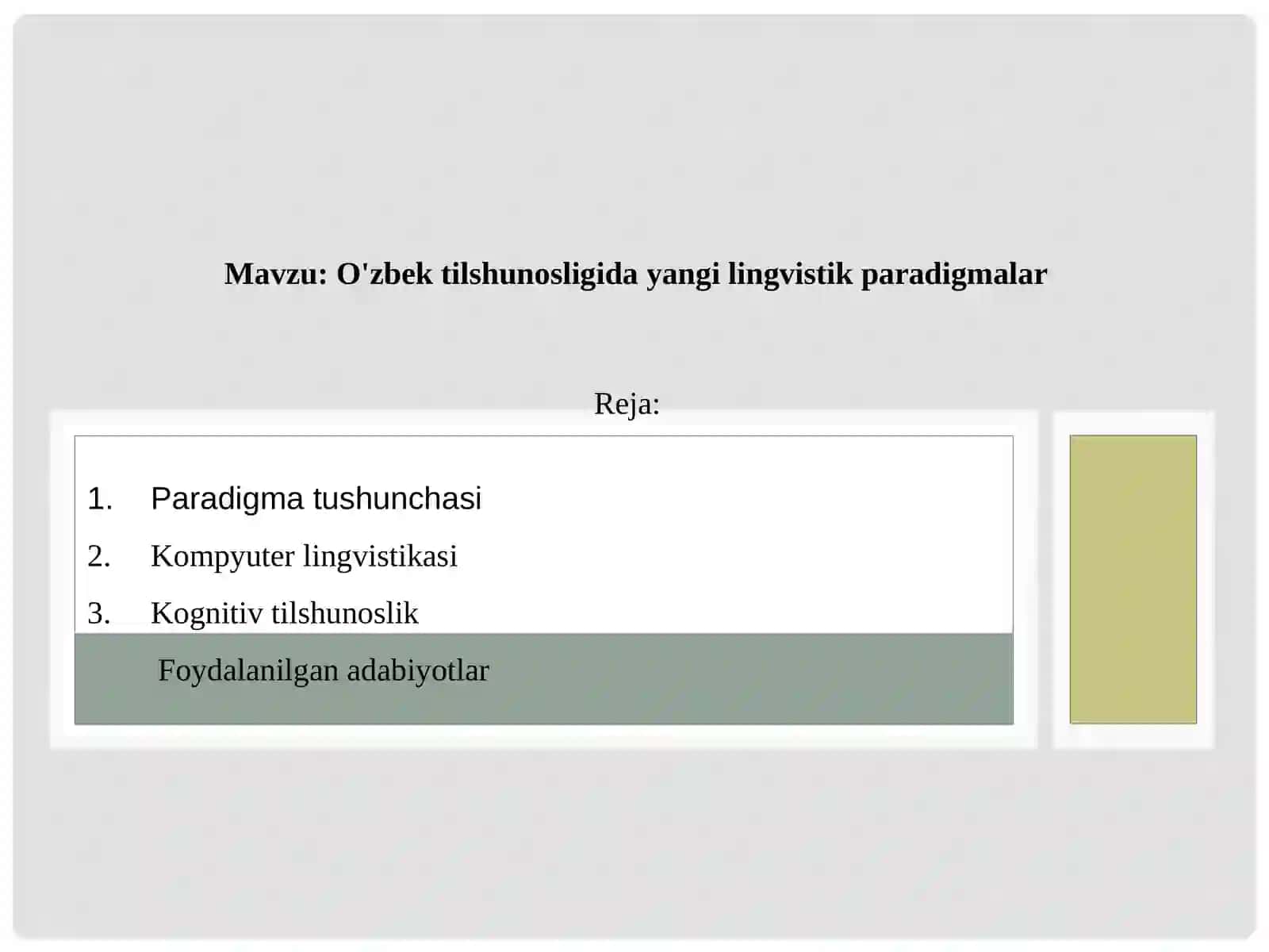 O'zbek tilshunosligida yangi lingvistik paradigmalar 2