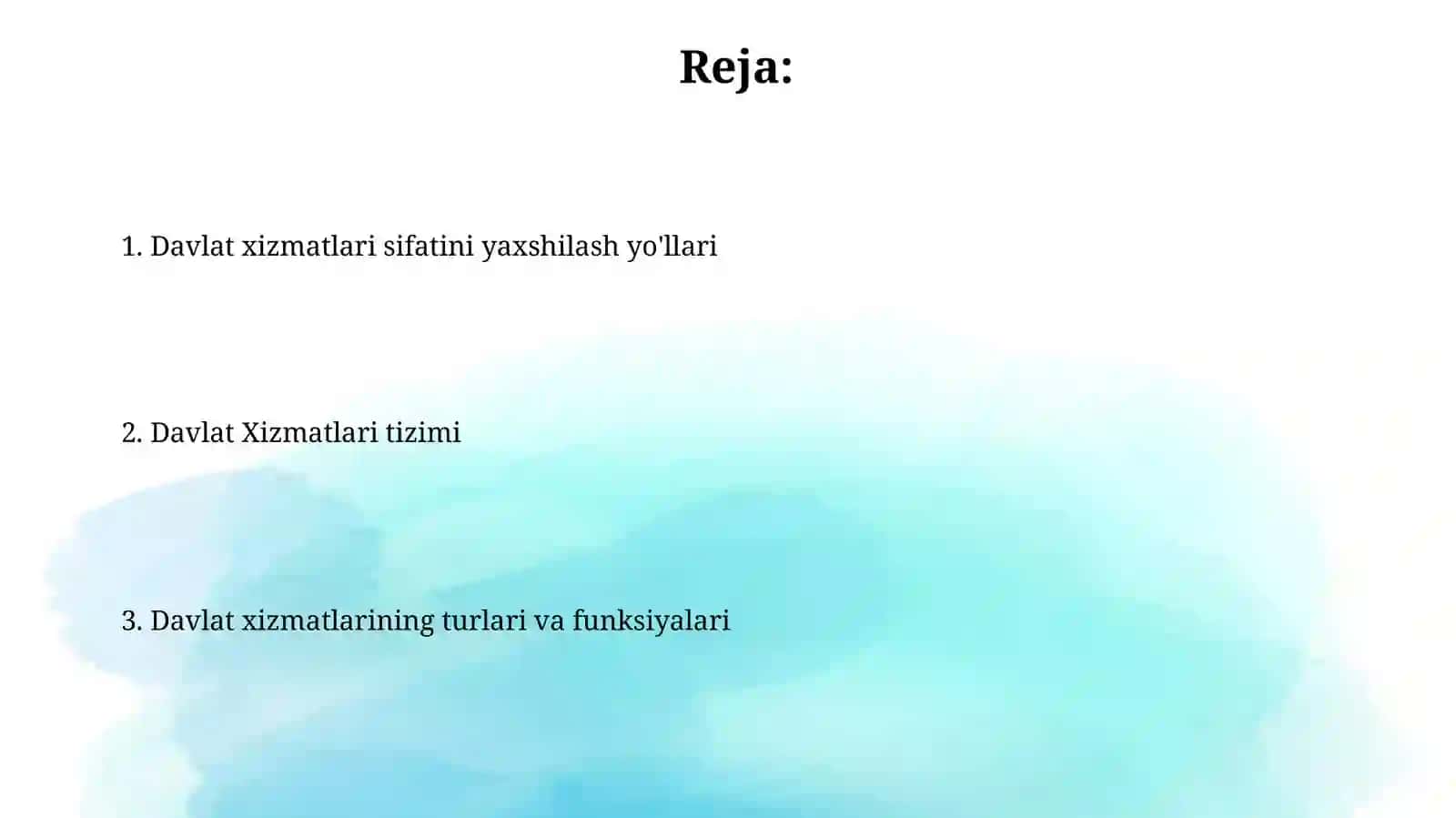 Davlat Maishiy xizmat korsatish 2