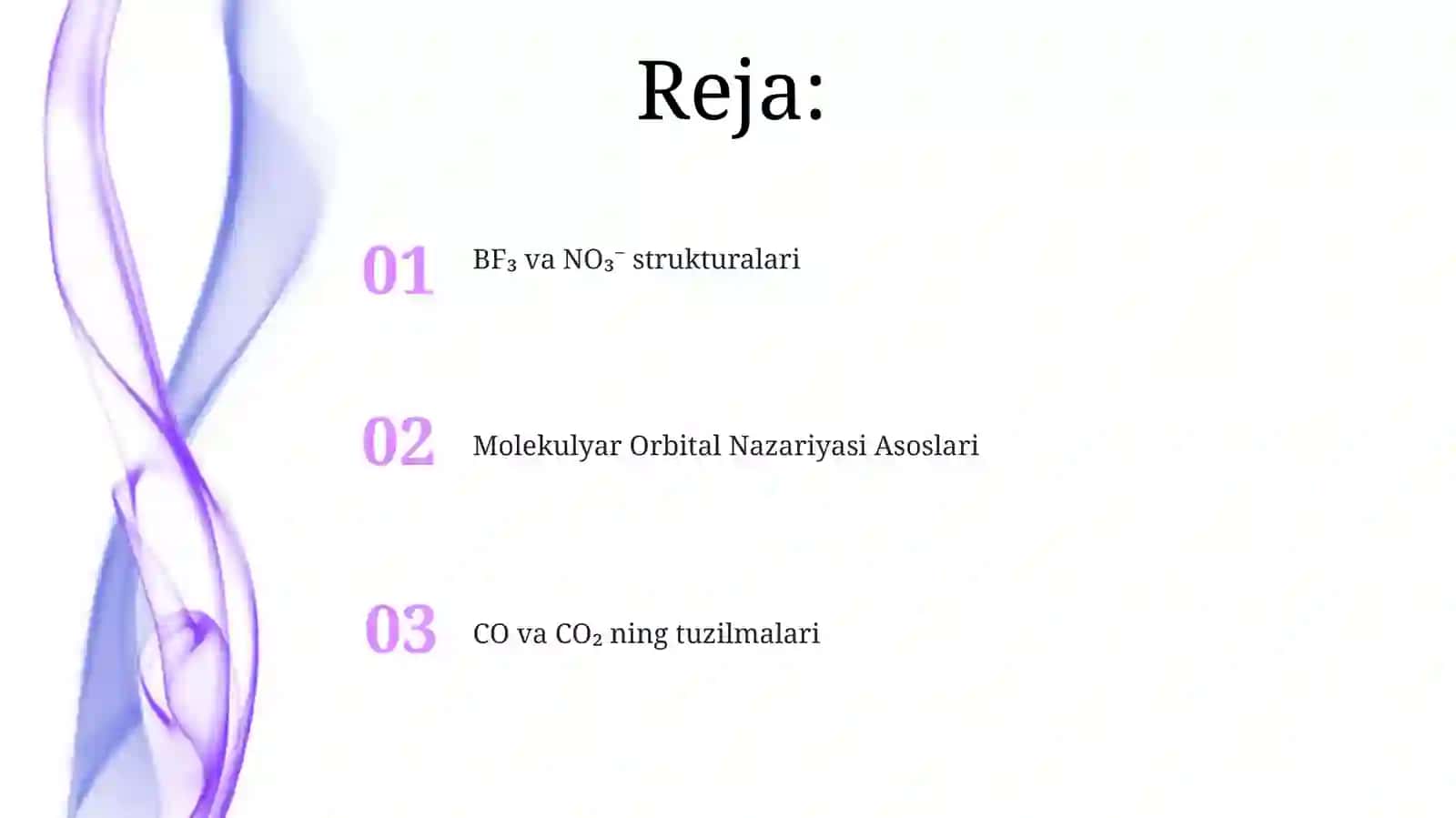 CO,CO2,BF3,NO3-molekulalariningtuzilishinimolekulyarorbitallarusulibilantushuntirish 2