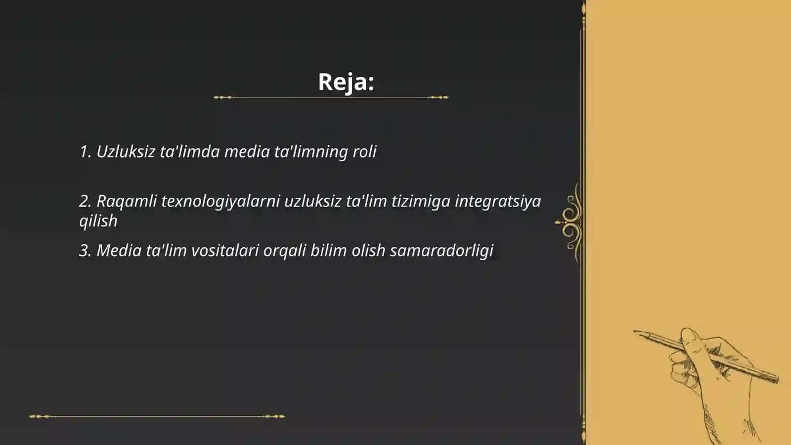 Uzluksiz ta'limda media ta'limning roli 2