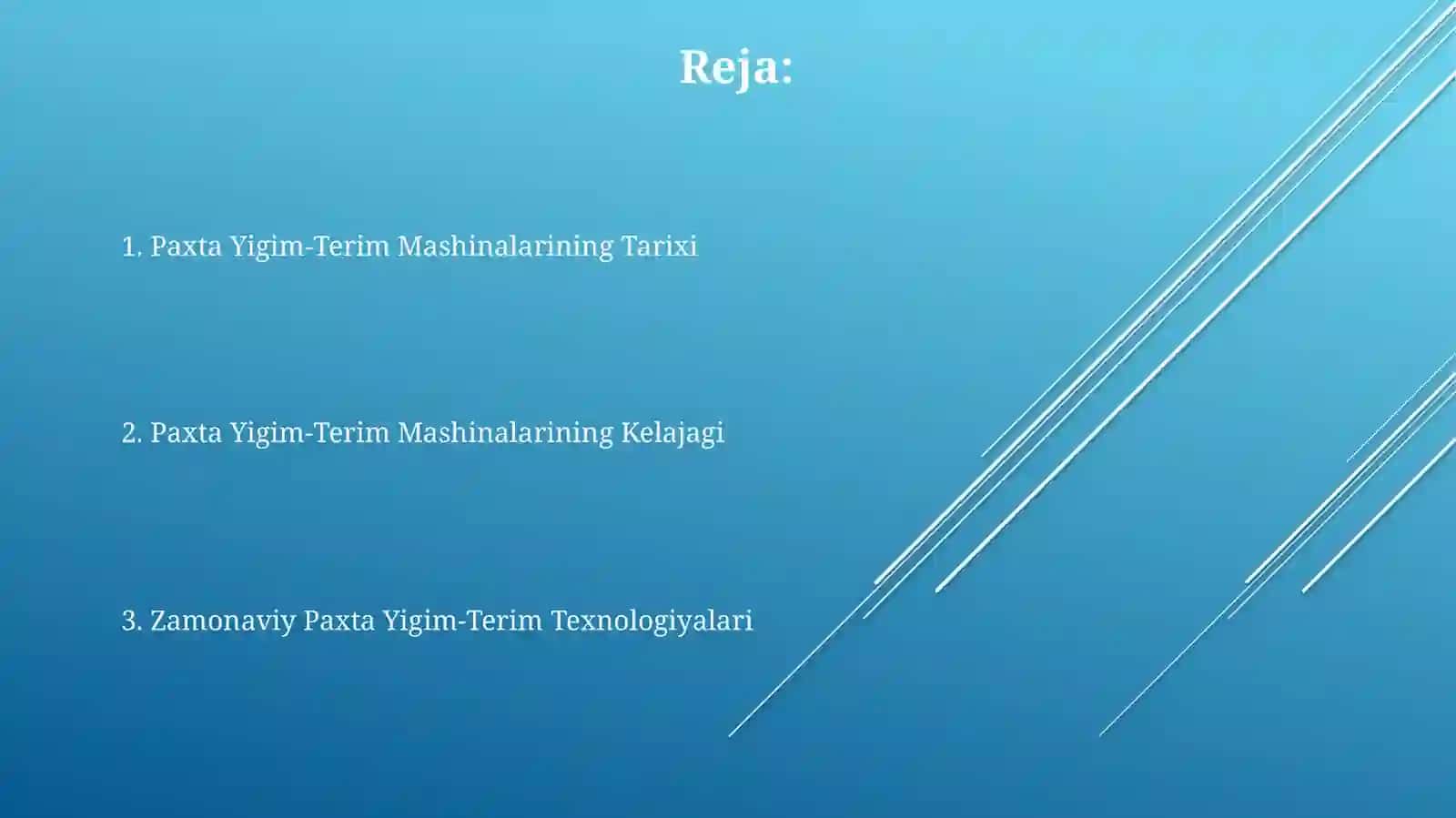 Paxta Yigim-Terim Mashinalari 2