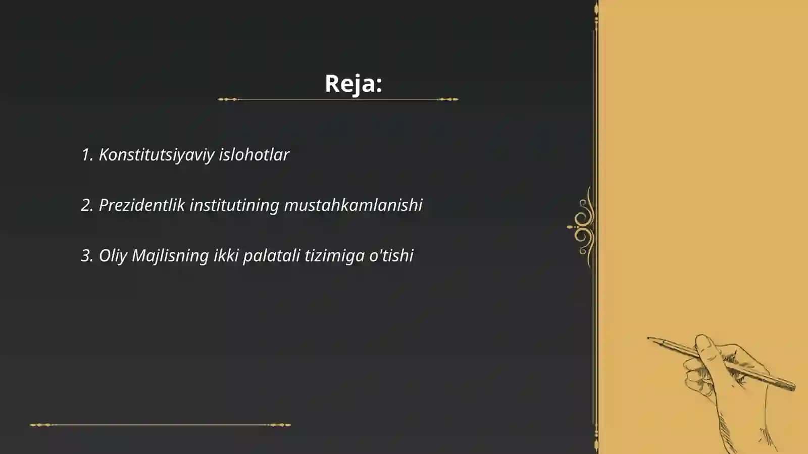 Konstitutsiyaviy islohotlar 2