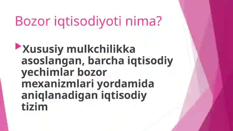 Bozoriqtisodiyotinima? 2