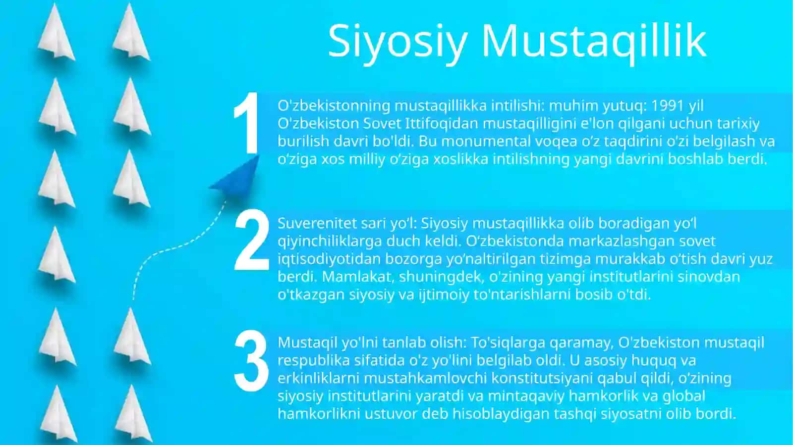 O'zbekiston Mustaqil Taraqqiyot Yõlida 2
