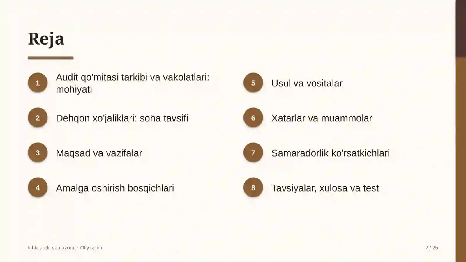 Audit qo'mitasi tarkibi va vakolatlari: mohiyati 2