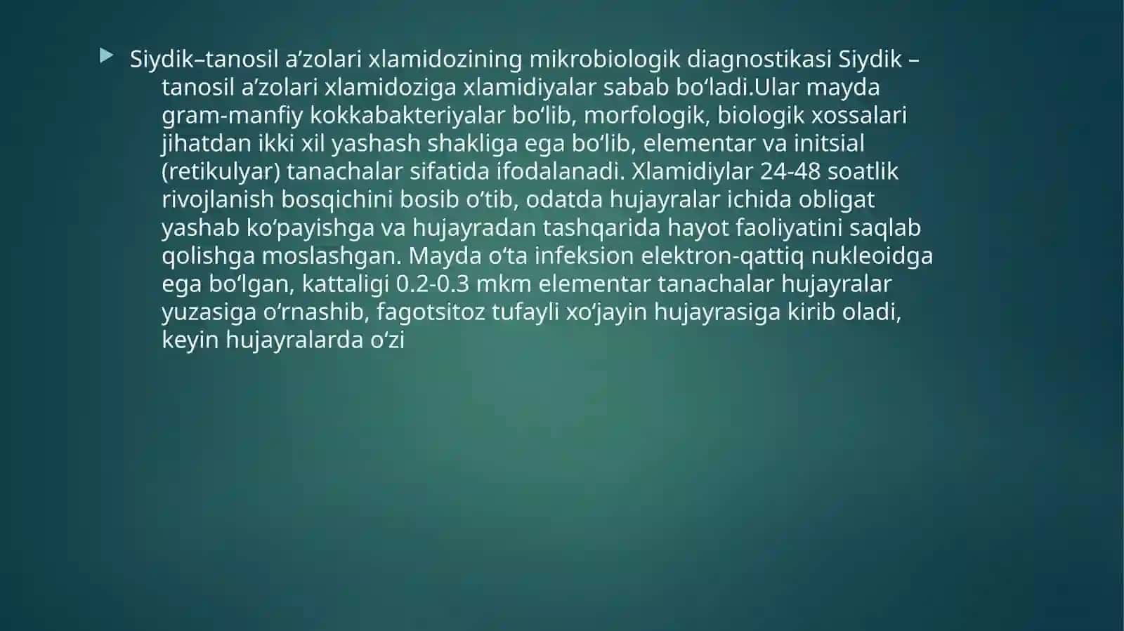 Xlamidiylar 2