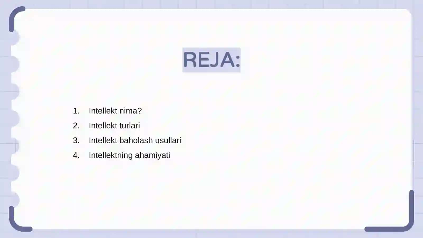 Intellekt va uni baholash 2