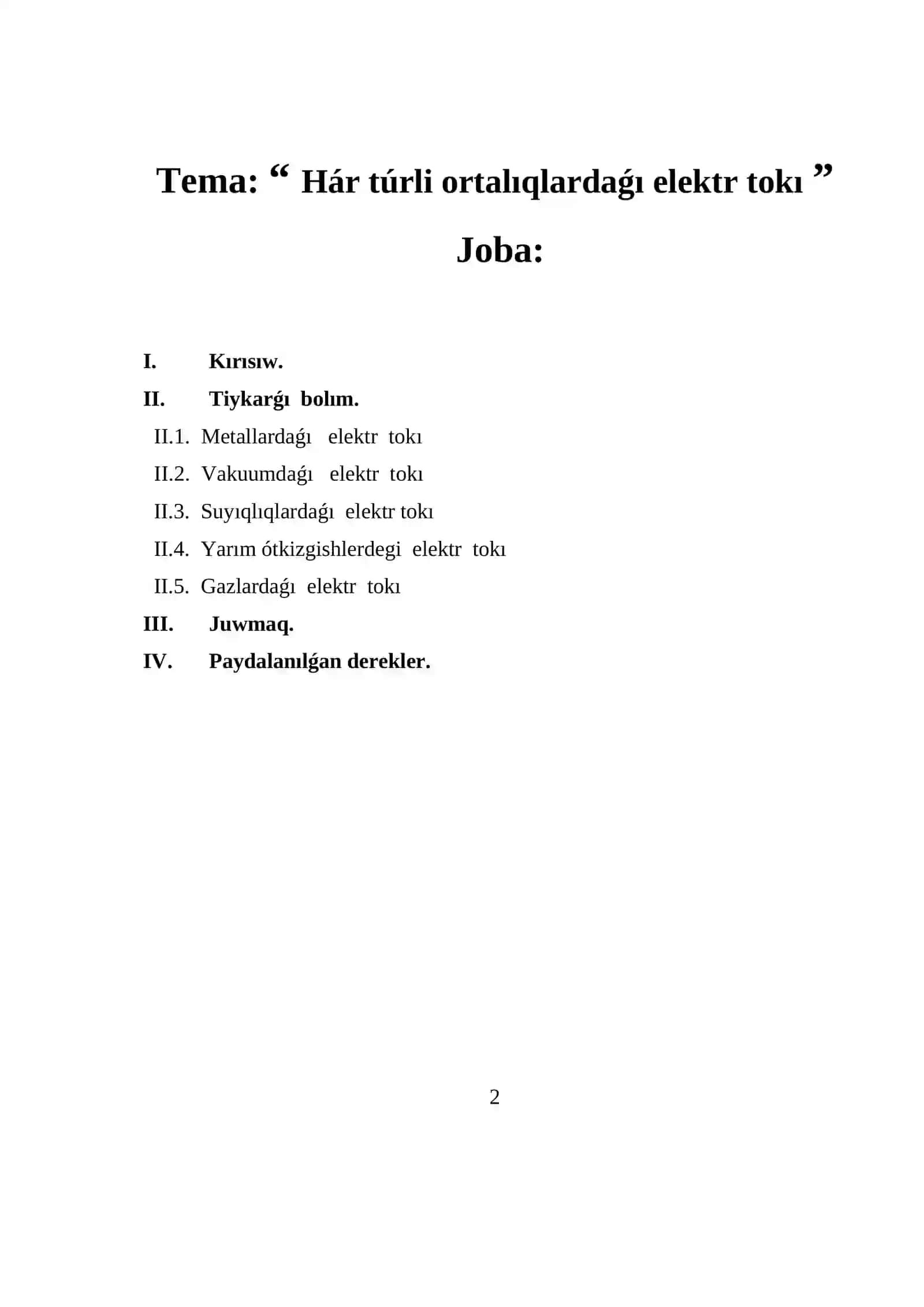 Fizika hám astronomiya oqıtıw metodikası 2