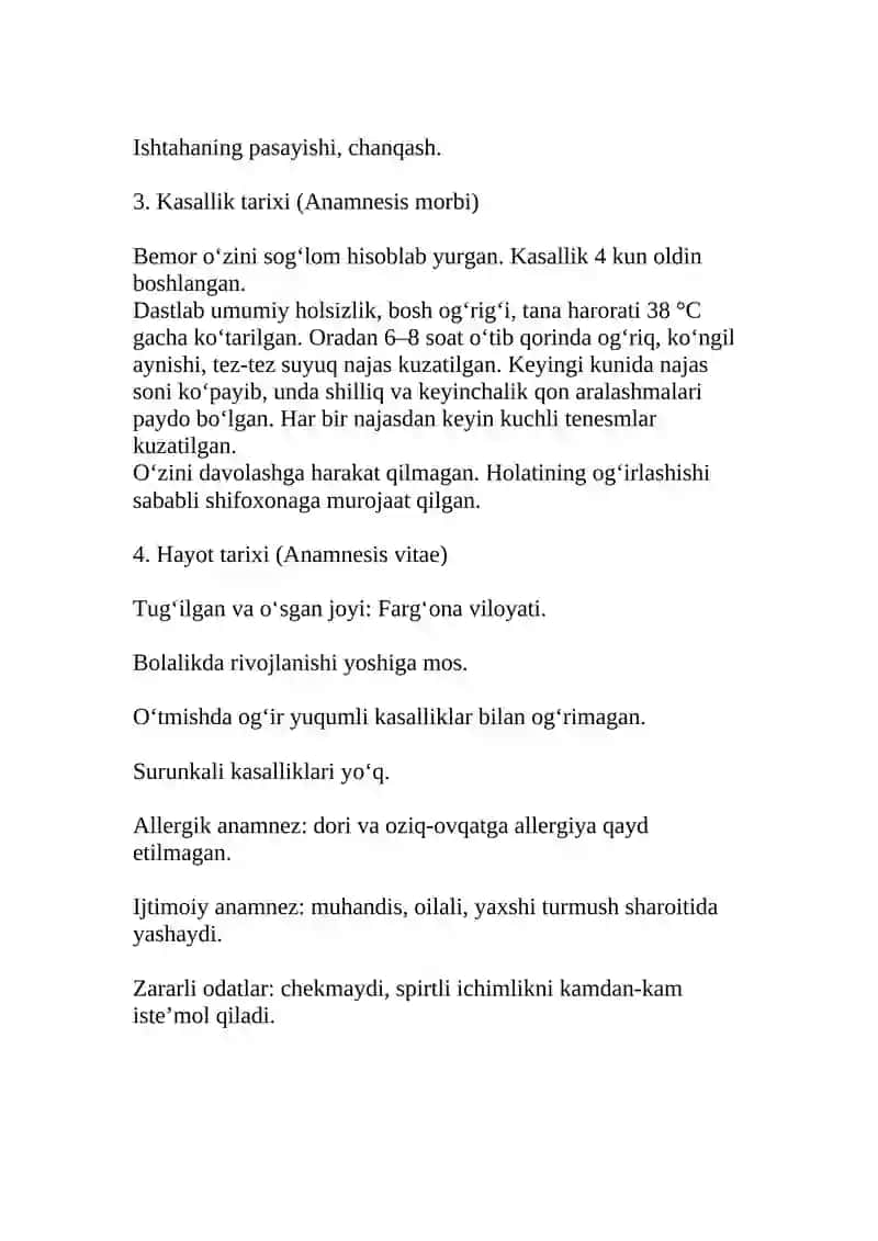 Shigelyoz kasallik tarixi 2