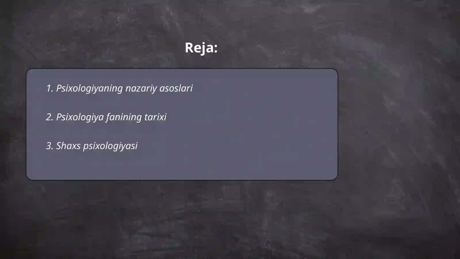 Psixologiya kasb sifatida 2