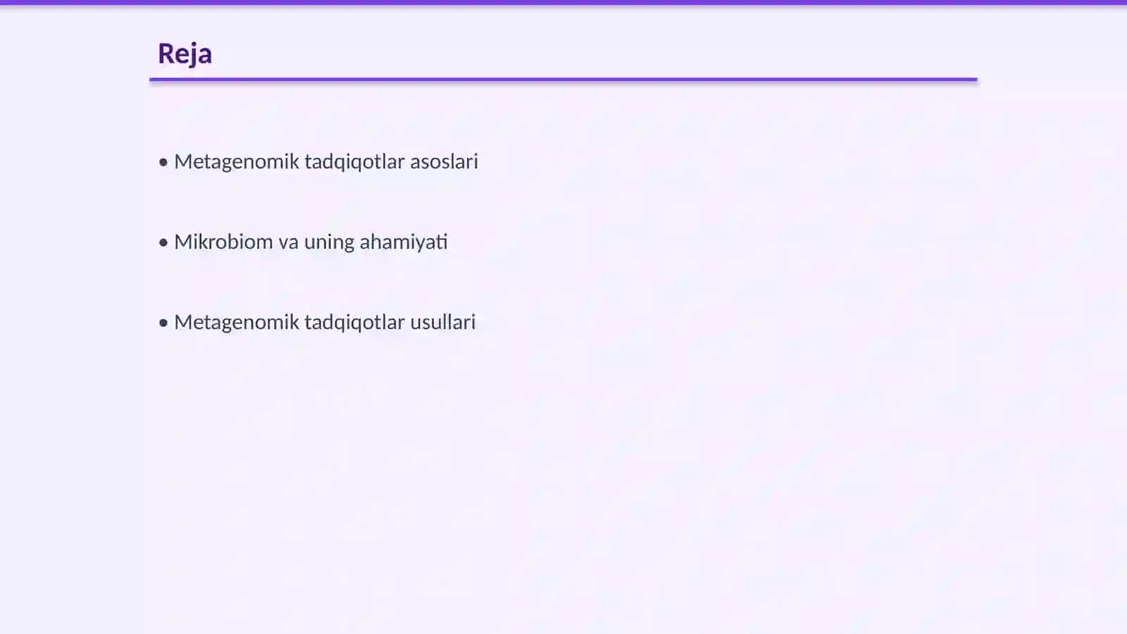 Metagenomik tadqiqotlar 2