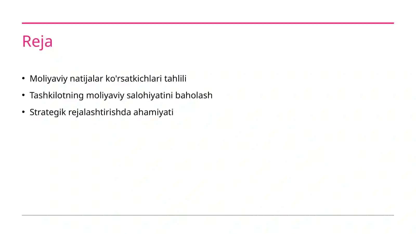 Moliyaviy natijalar koʻrsatkichlari 2
