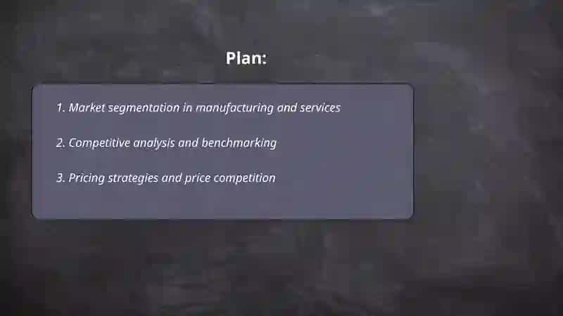 Market Segmentation in Manufacturing and Services 2