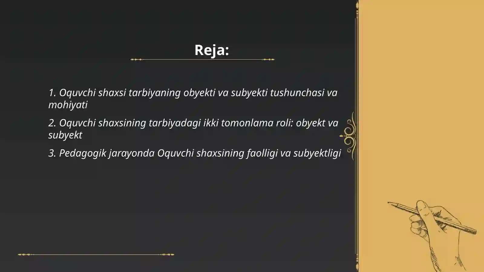 Oquvchi shaxsi tarbiyaning obyekti va subyekti sifatida 2