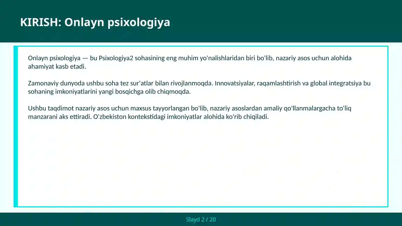 Onlayn psixologiya 2