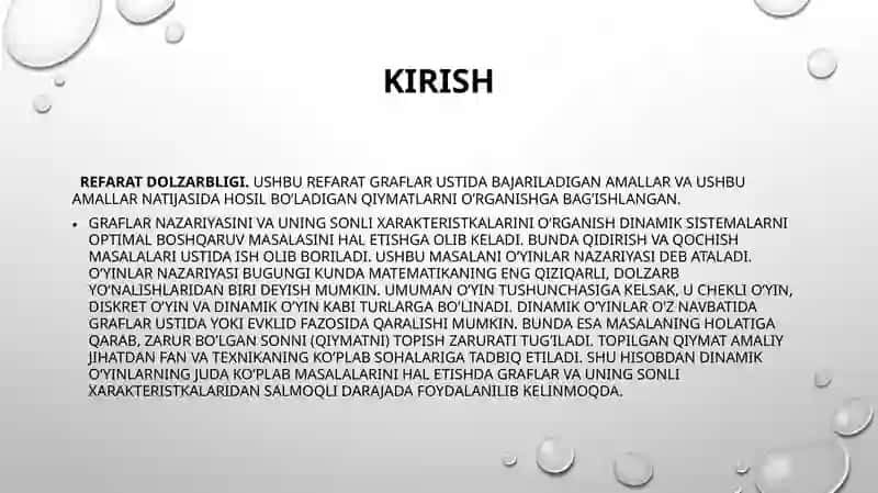 TURG’UNLIKTUSHUNCHALARI VA ANIQLASH USULLARI 2