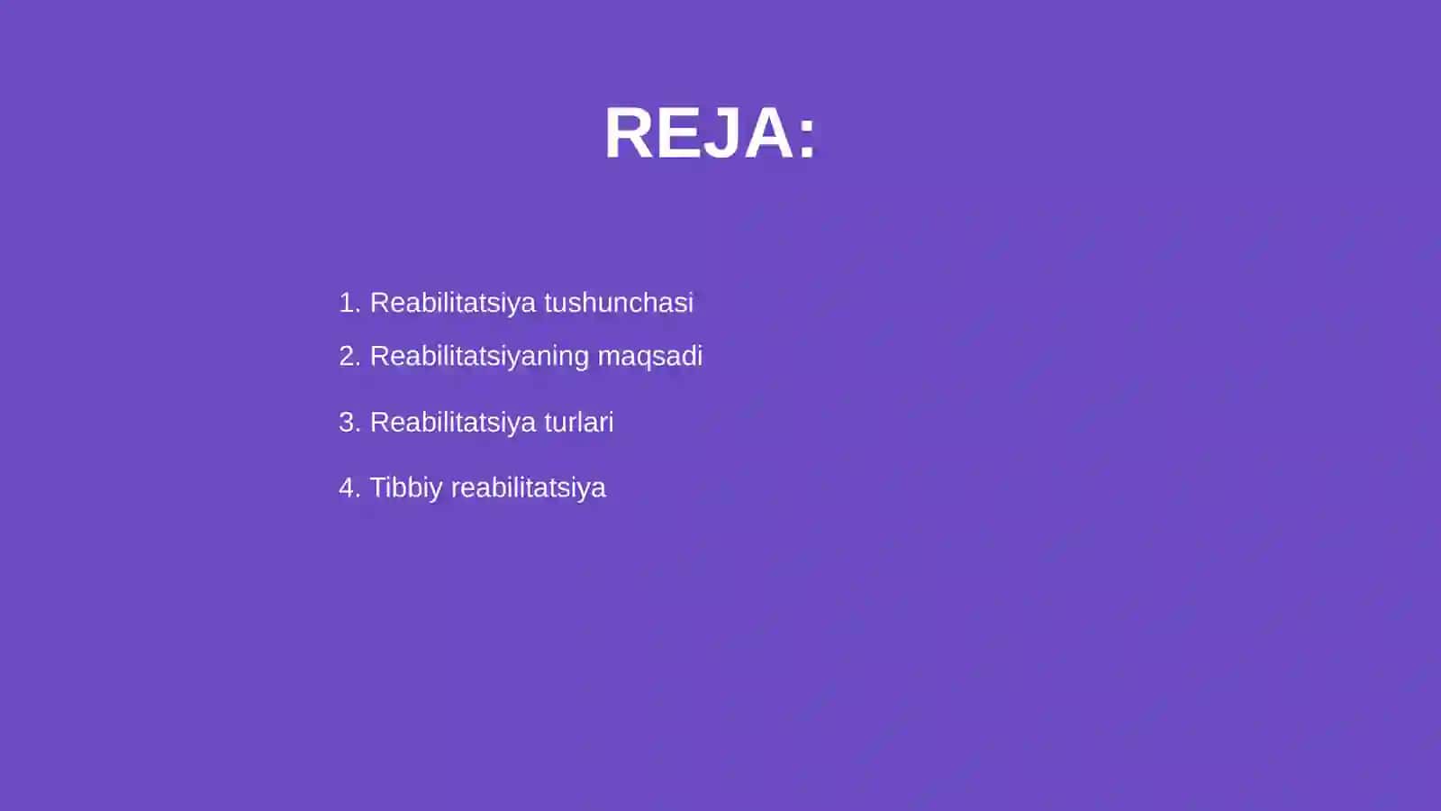 Reabilitatsiya haqida tushuncha 2