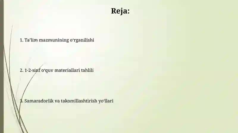 1-2 sinflar tarbiya darsligini oʻrganish 2