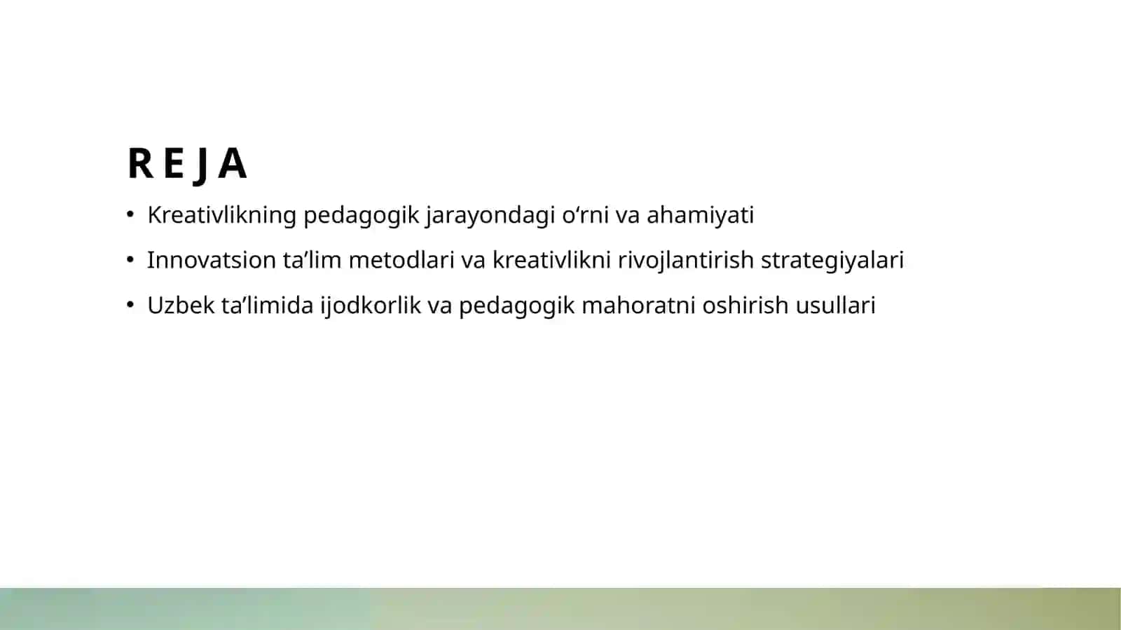 Kreativlik pedagogik ijodkorlikning asosi sifatida 2