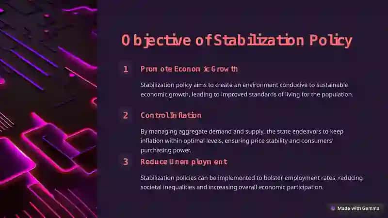 Stabilization Policy 2