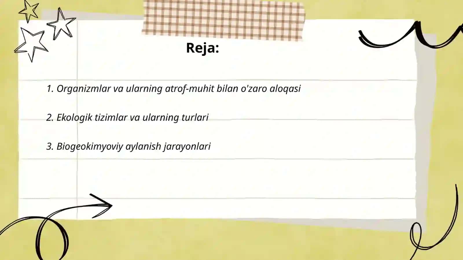 Organizm va muhit 2