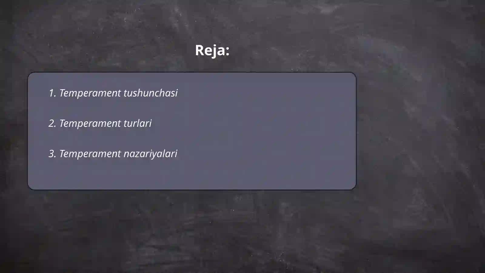 Temperament va uning nazariyalari 2