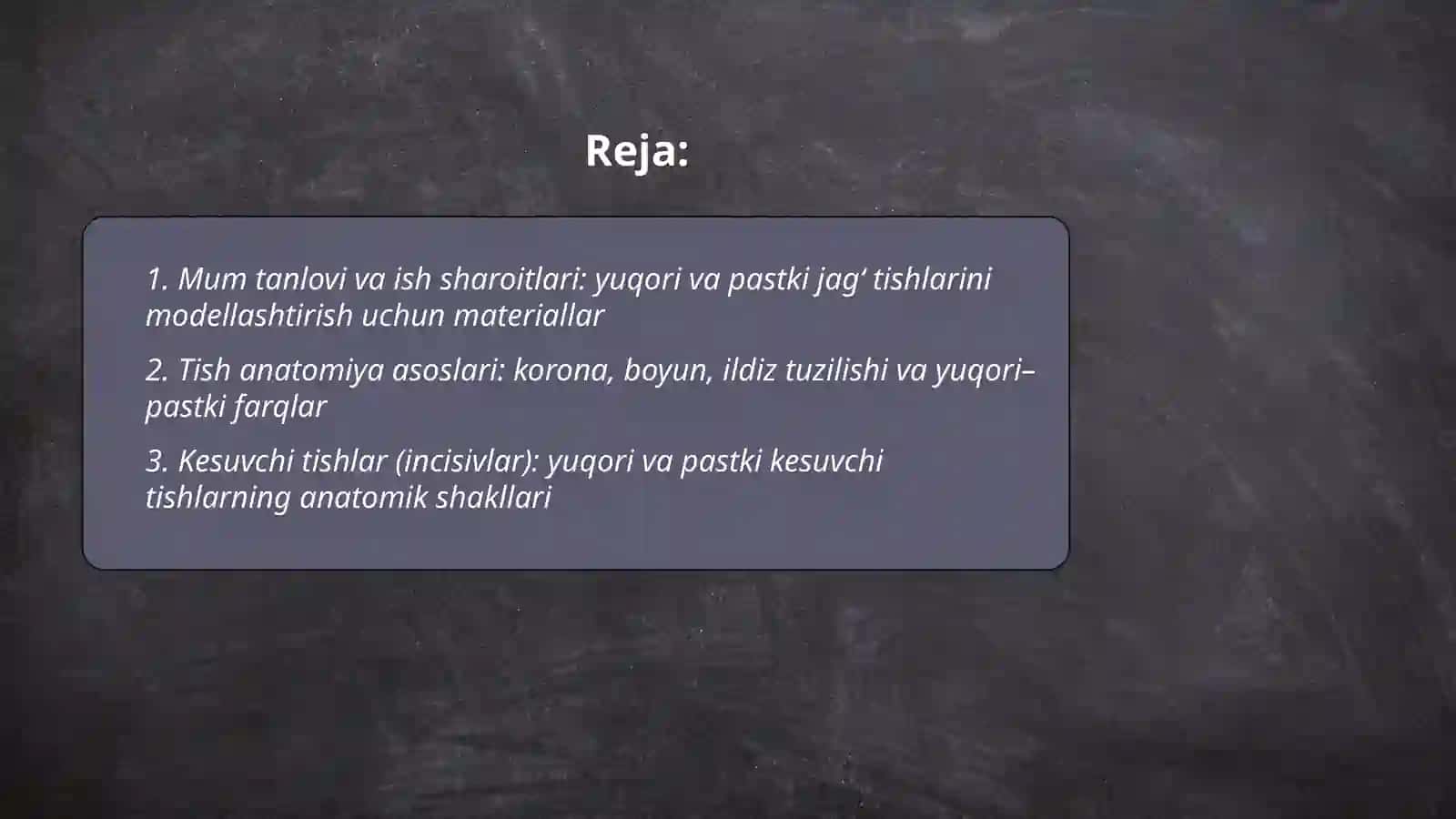Mum tanlovi va ish sharoitlari 2
