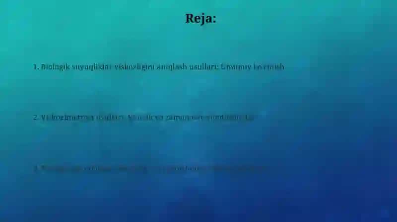 Biologik suyuqliklarning qovushqonligini aniqlash usullari 2