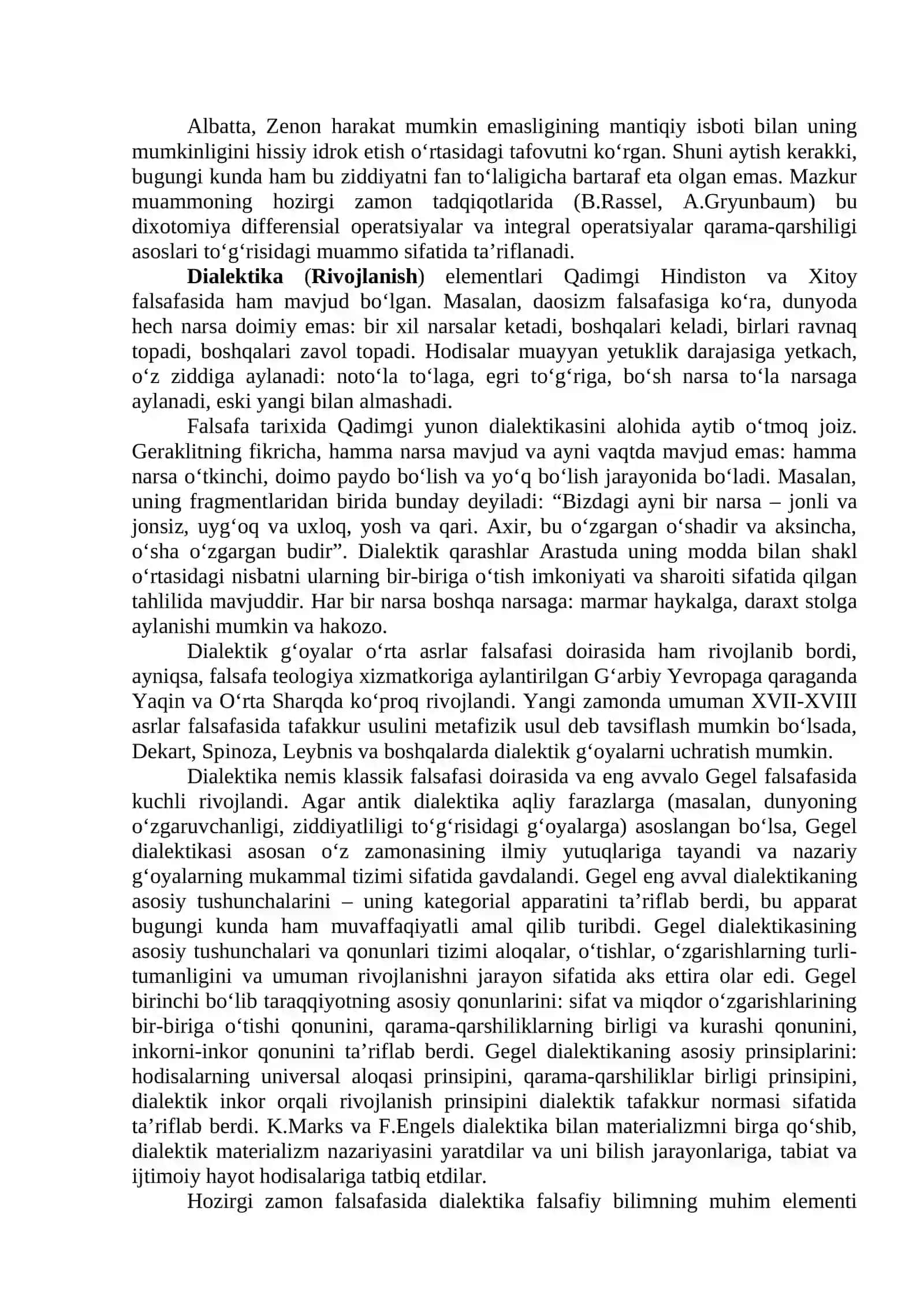 RİVOJLANİSH FALSAFASİ 2