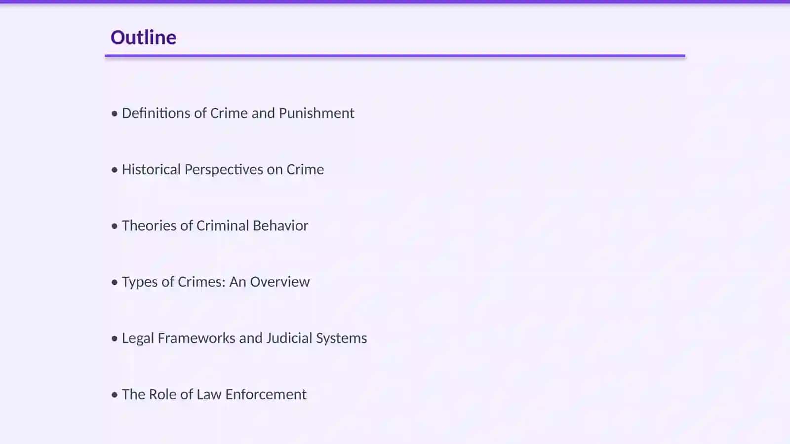 Crime and punishment 2
