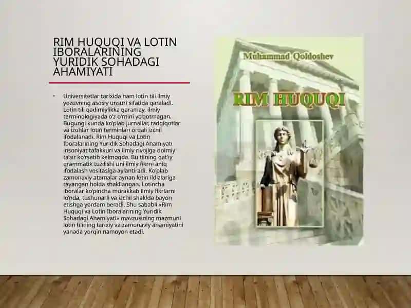Lotin tilining ilm‑fan taraqqiyotidagi roli 2