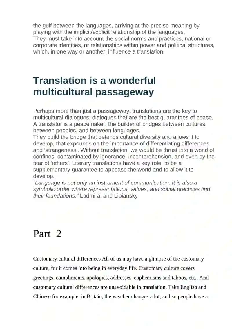 Translating Culture 2