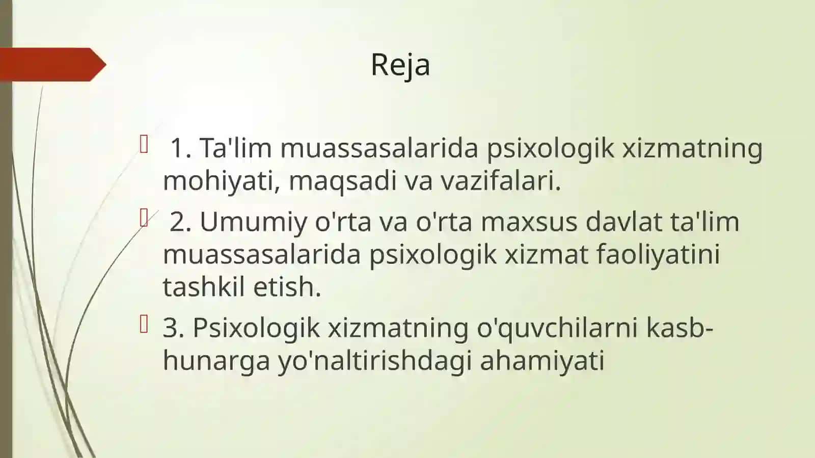 Psixologik xizmat faoliyati 2