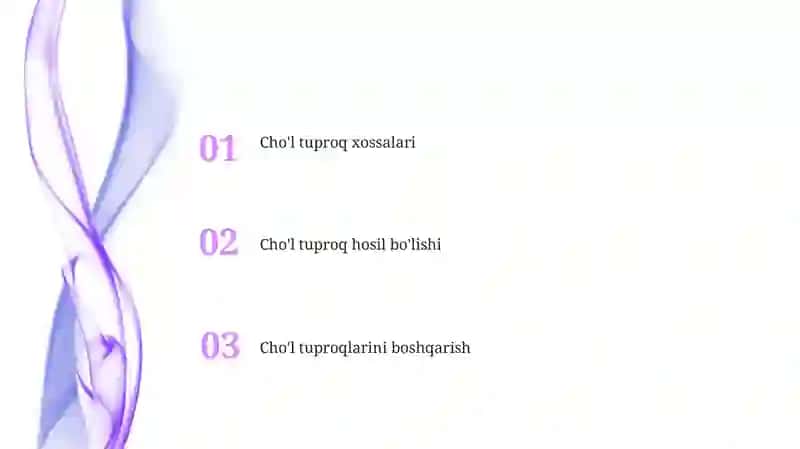 Chala choʻllar zoʻnasining tuproqlari 2