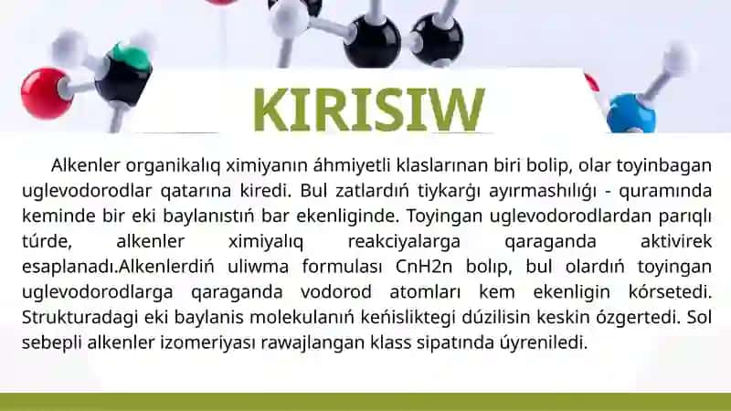 Arenler hám aromatik uglevodlar 2