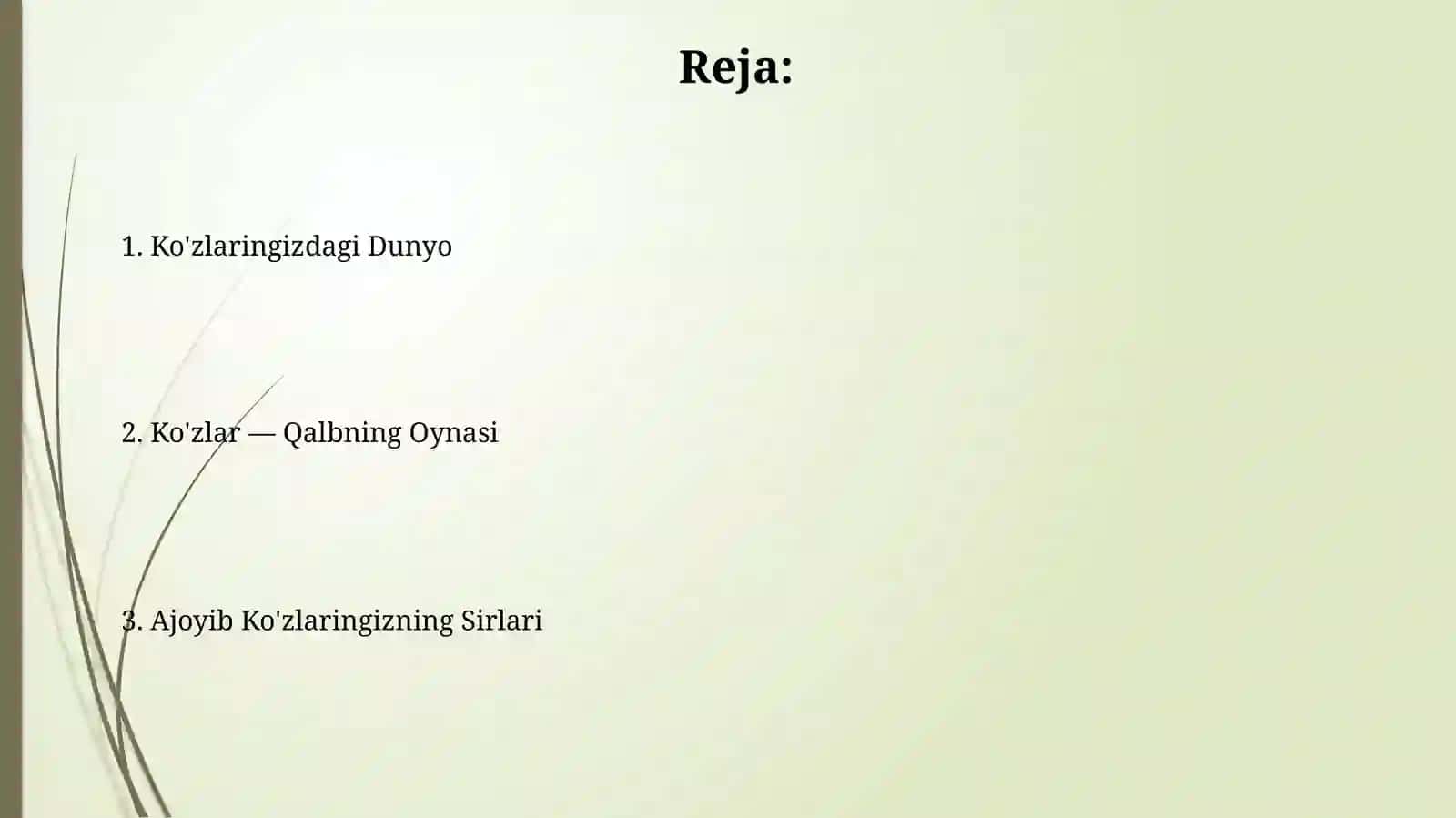 Ko'zlaringizdagi His-Tuyg'ular 2