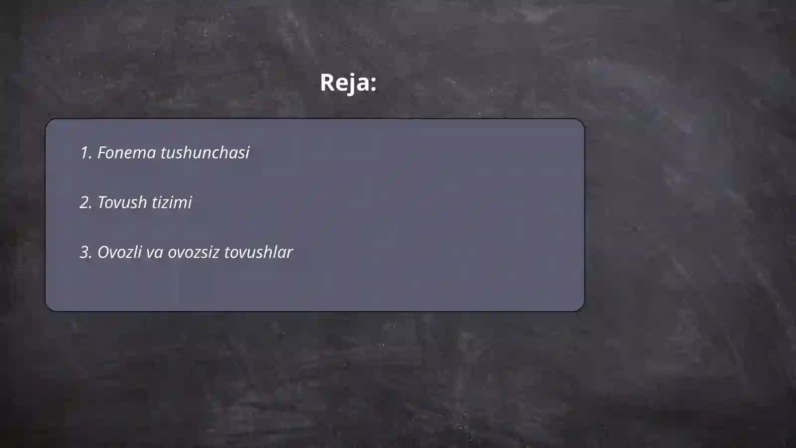 Fonema tushunchasi 2