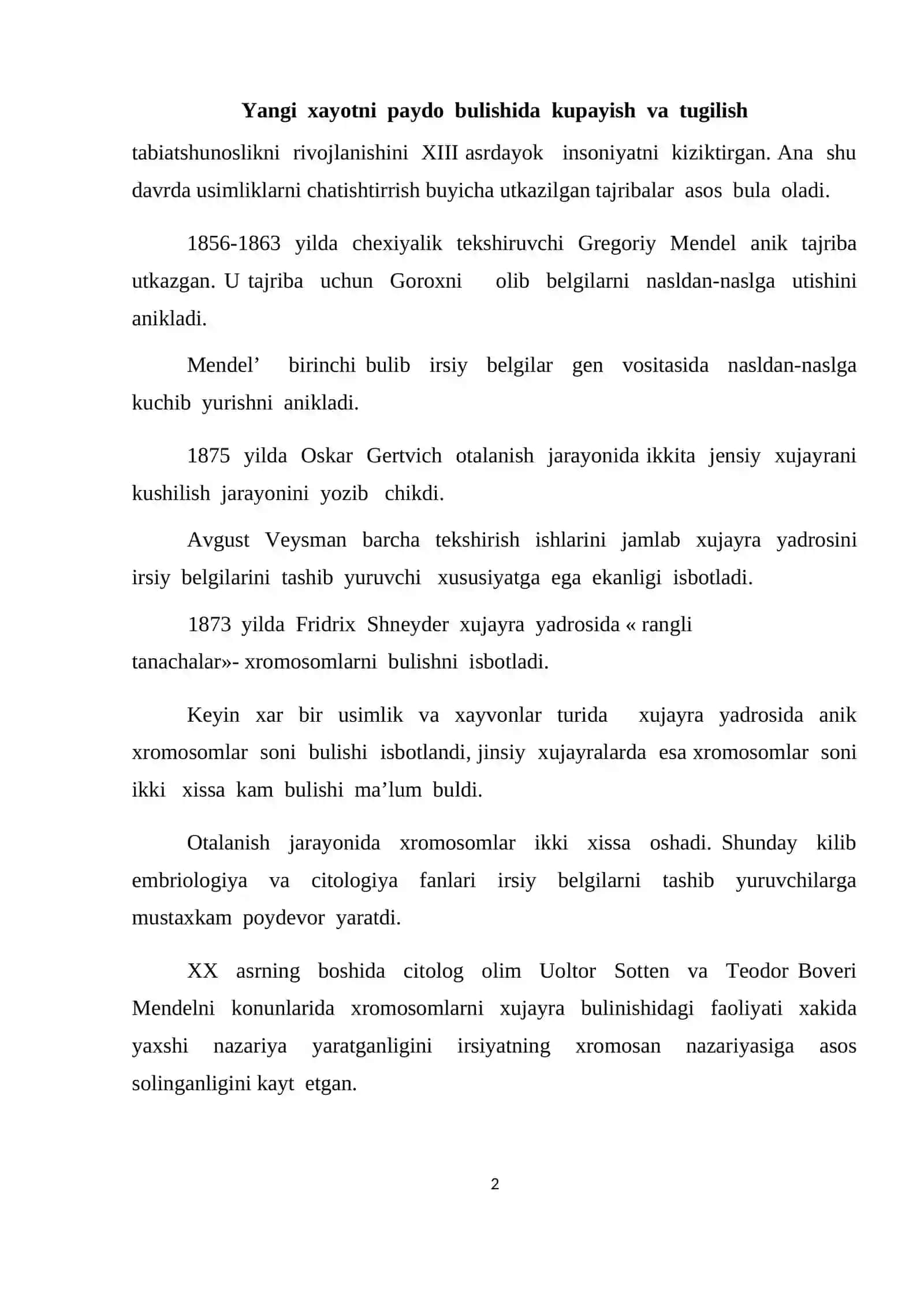 Molekulyar biologiya asoslari 2