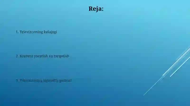 Televidenie koʻngilochar sanoat sifatida 2